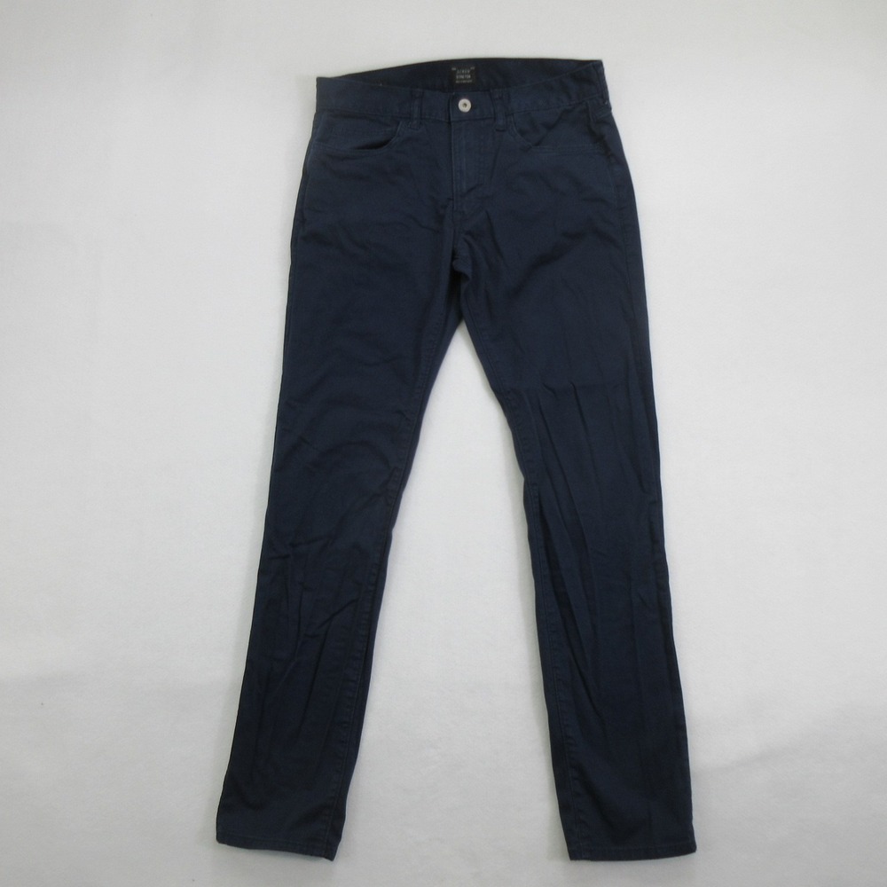 J.Crew Men's Pants Size 30 484 Slim Stretch Chino Navy Blue 30x30